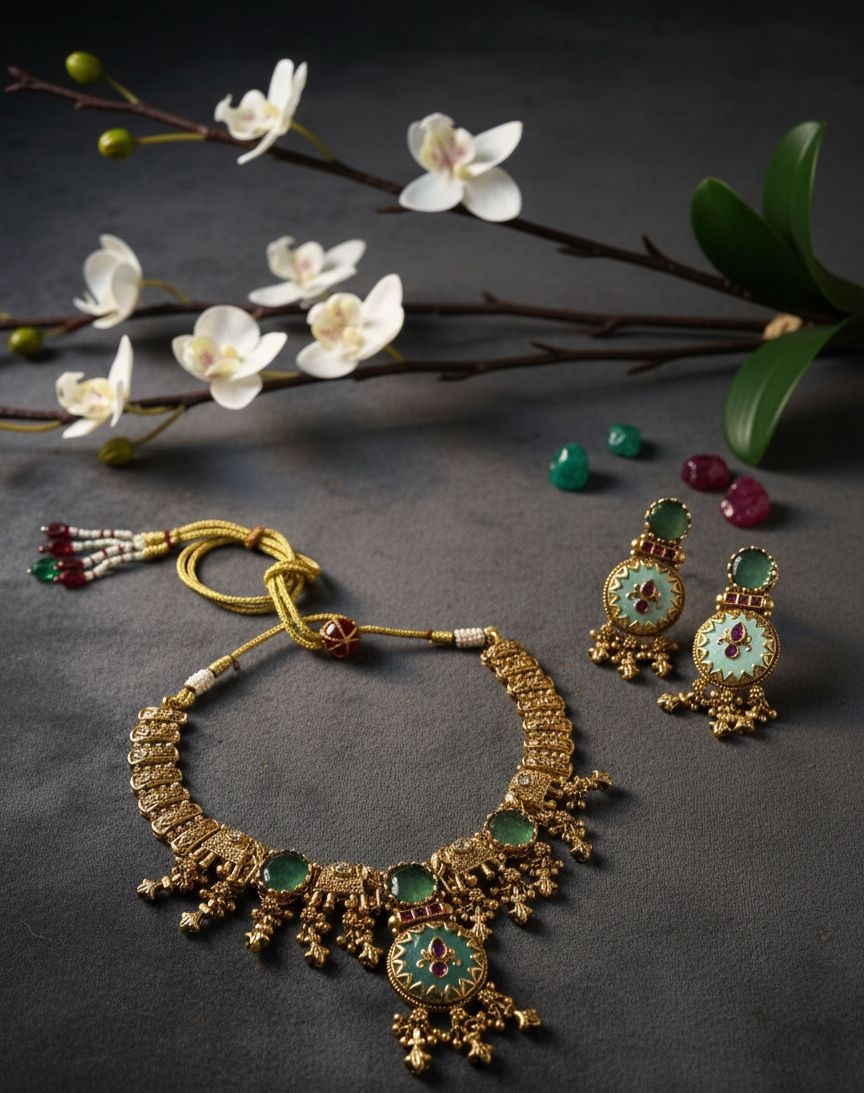 Rajbari Necklace Set