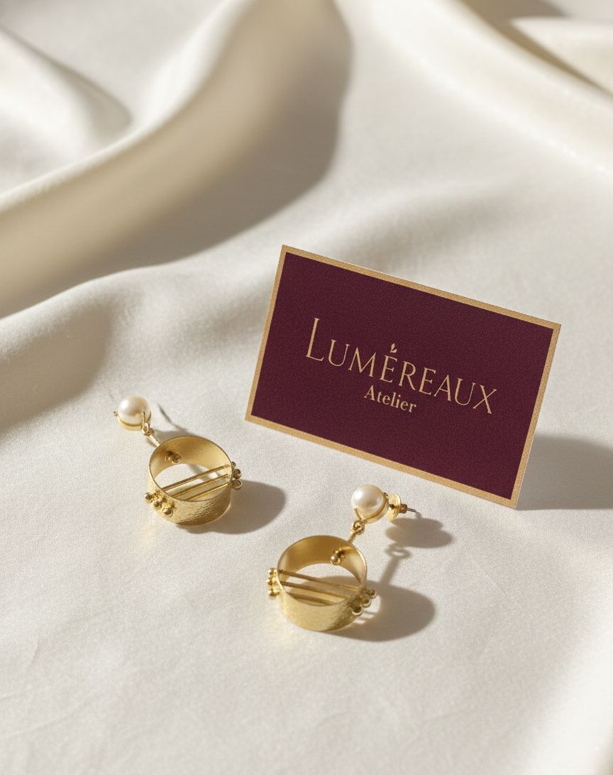 Auréole Pearl Drop Earrings