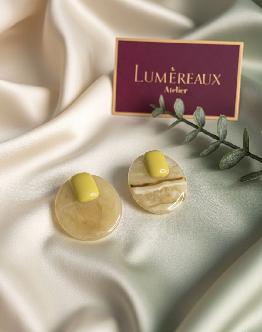 Lumière Lemon Studs