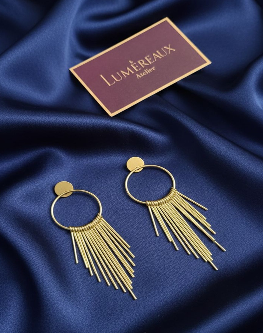 Sunburst Cascade Earrings