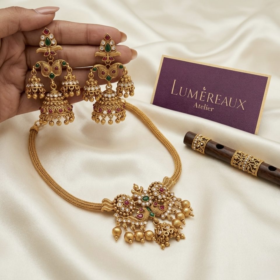 Royal Pendant Choker Set