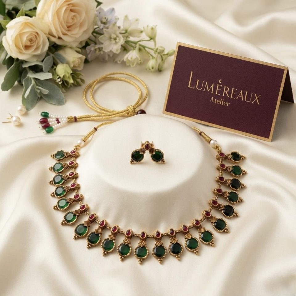 Emerald Palakka Set