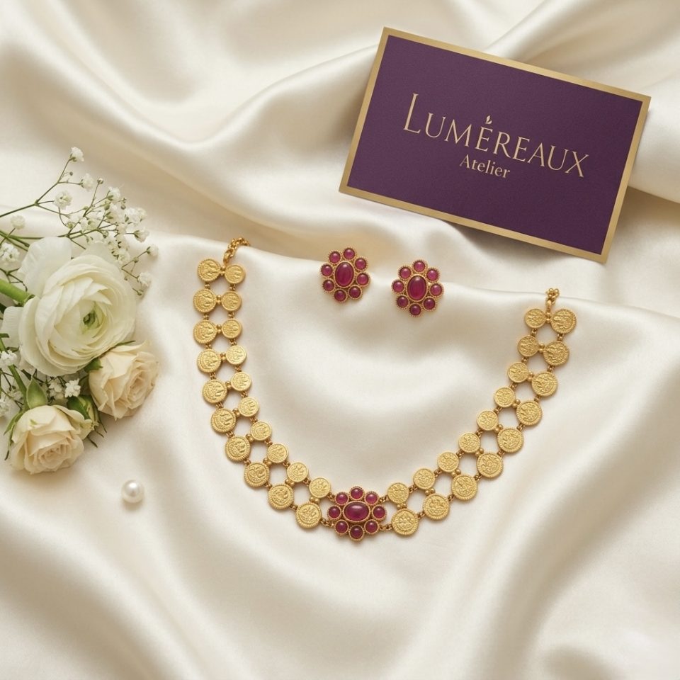 Kasu Vaibhav Red Choker