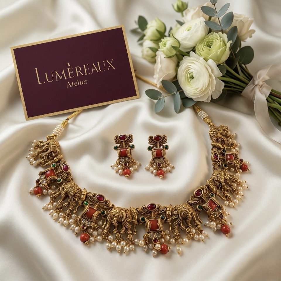 Gajraj Vaibhavam Necklace Set