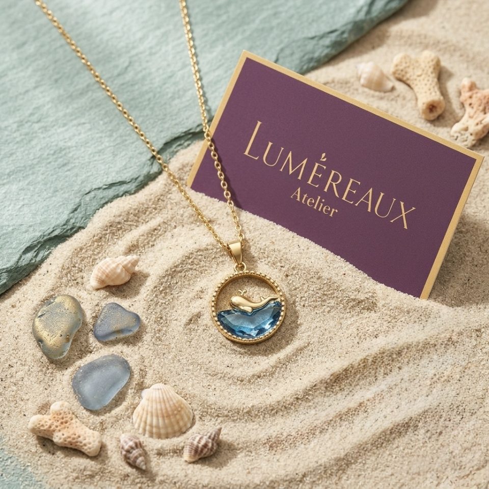 Mariner’s Wave Pendant Necklace
