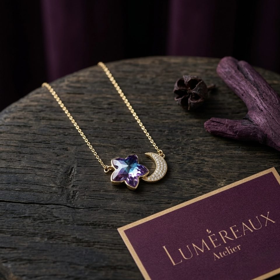 Lunar Petal Necklace