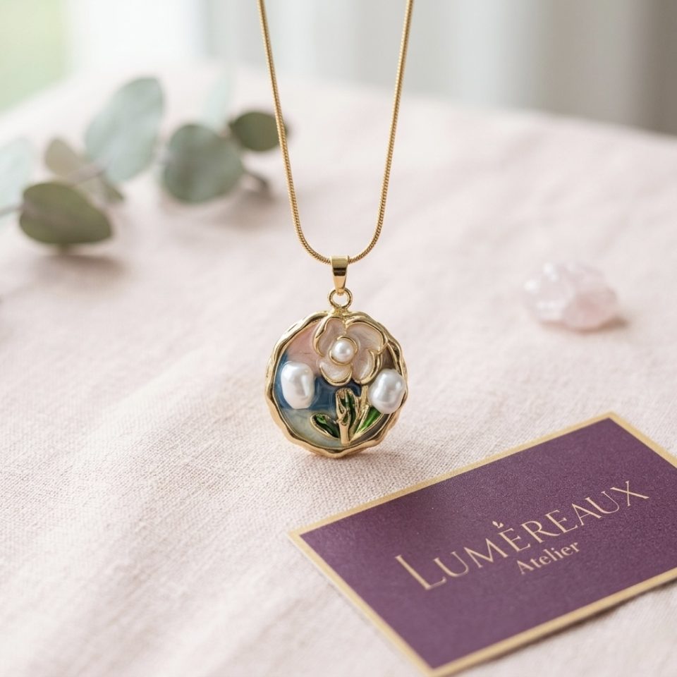 L’Artiste Floral Necklace