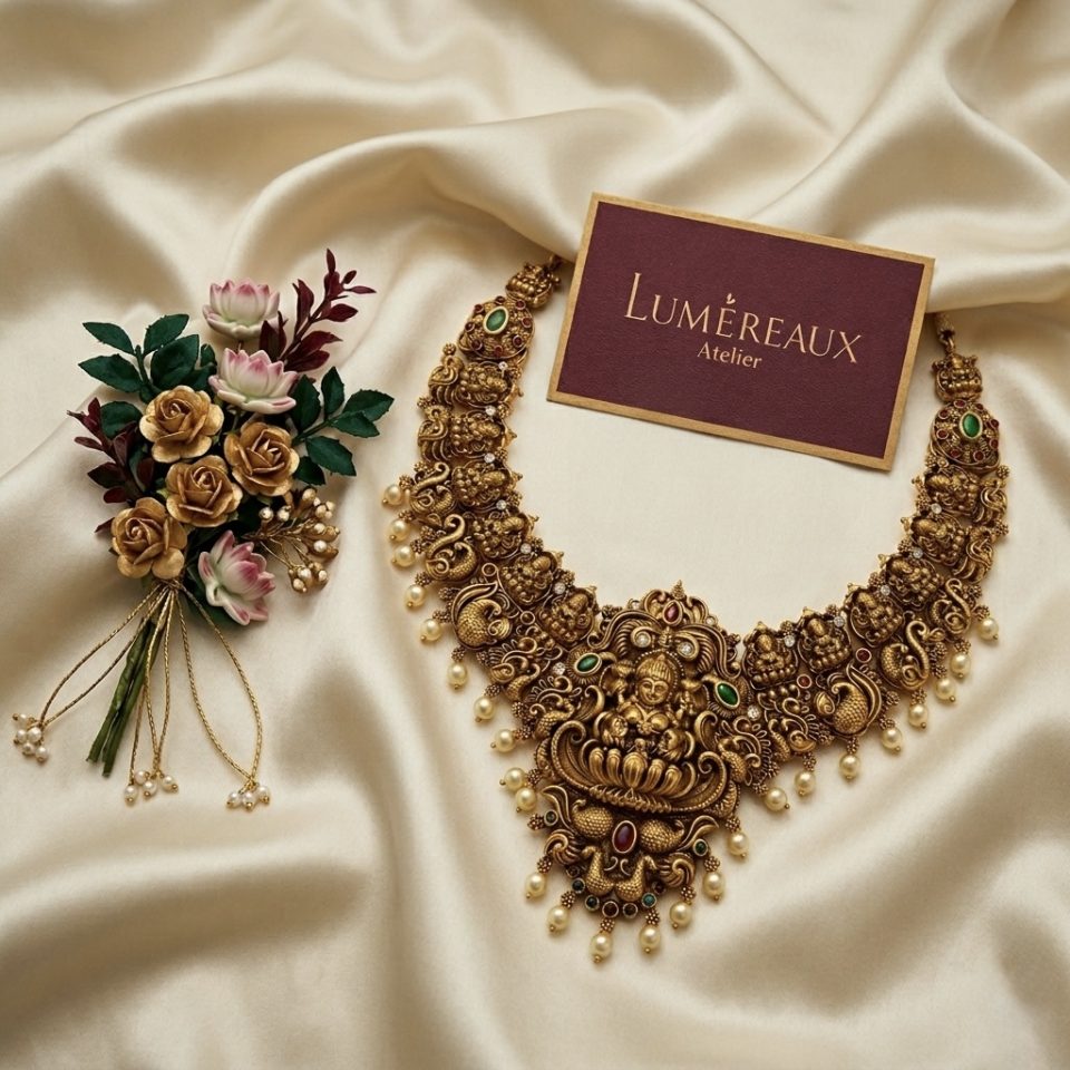 Antique Lakshmi Vaibhava Premium Necklace