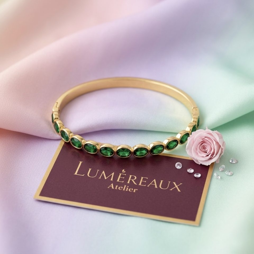 Eternal Emerald Bangle